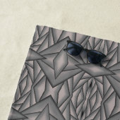 タイム凍ってい抽象芸術アート ビーチタオル (インサイチュ)