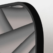 タイム凍ってい抽象芸術アート ピックルボールラケット (左詳細)