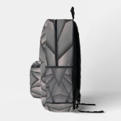 タイム凍ってい抽象芸術アート プリントバックパック (右)