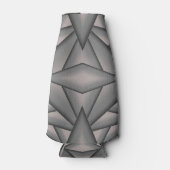 タイム凍ってい抽象芸術アート ボトルクーラー (正面)