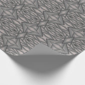 タイム凍ってい抽象芸術アート ラッピングペーパー (角)