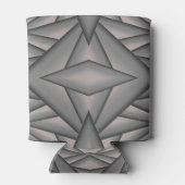 タイム凍ってい抽象芸術アート 缶クーラー (裏面)