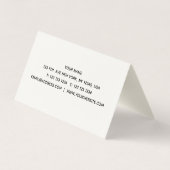 タイム名刺 名刺 (裏面)