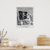 タイム喫煙a写真, 1761 ポスター (キッチン)