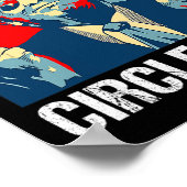 タイム我々はバックトランプ2024中指の評判 ポスター (角)