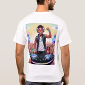「タイム旅行DJ Tシャツコレクション」 Tシャツ (裏面)