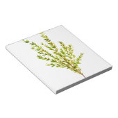 タイム植物薬草 ノートパッド (アングル)