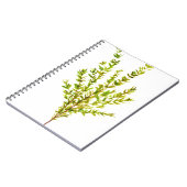 タイム植物薬草 ノートブック (左側)