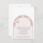 タイム結婚カプセル文具カード アドバイスカード (正面/裏面)