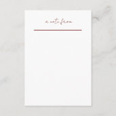 タイム結婚カプセル文具カード アドバイスカード (裏面)