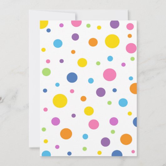 タイム2パーティー誕生日招待状2nd誕生日 招待状 (裏面)