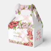 タイム4茶、お茶の花の誕生日 フェイバーボックス (裏面サイド)