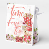 タイム4茶、お茶の花の誕生日 フェイバーボックス (裏面サイド)