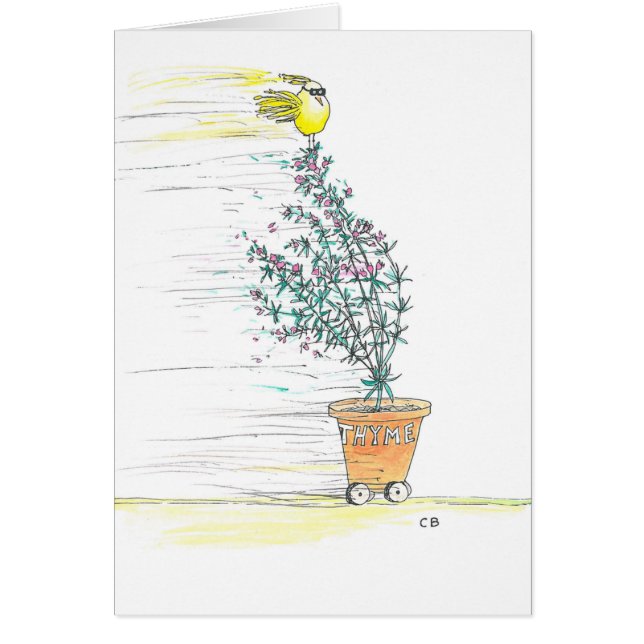 "タイム"のバースデー・カード (正面)