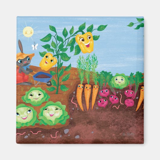 タイム・トゥ・カウント・ガーデン マグネット (正面)