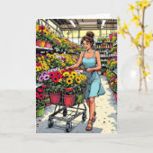 タイム・トゥ・ガーデン | 友おもしろい人を呼ぶ カード (黄色い花)