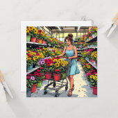 タイム・トゥ・ガーデン | 友おもしろい人を呼ぶ カード (正面/裏面インサイチュ)