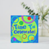 タイム·トゥ·祝パーティの招待状多彩 招待状 (スタンド正面)