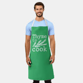 タイム・トゥ・調理師 エプロン (着用した状態)