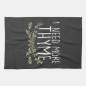 タイム・ハーブ植物 キッチンタオル (横)