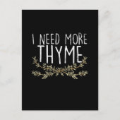タイム・ハーブ植物 ポストカード (正面)