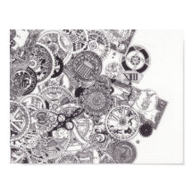 タイム&マネー – ブラック&ホワイトスチームパンク