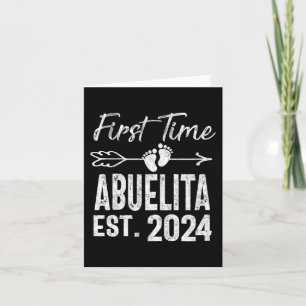 タイムAbuelita 2024母の日はもうすぐ祖母になる カード