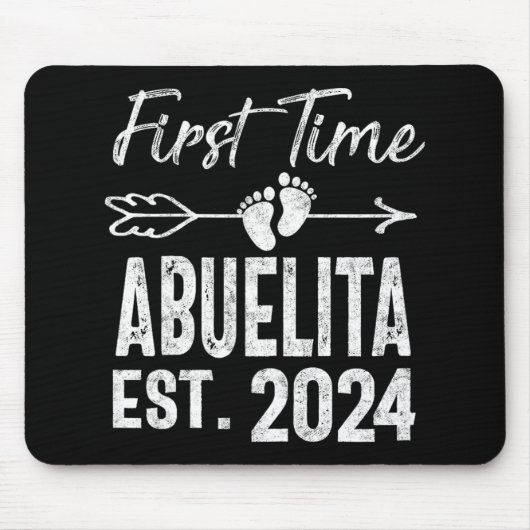 タイムAbuelita 2024母の日はもうすぐ祖母になる マウスパッド (正面)