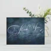 タイモダンプとライツブルーグリーンティール（緑がかった色）《写真》ぼけ味 サンキューカード (スタンド正面)