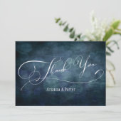 タイモダンプとライツブルーグリーンティール（緑がかった色）《写真》ぼけ味 サンキューカード (スタンド正面)