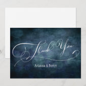 タイモダンプとライツブルーグリーンティール（緑がかった色）《写真》ぼけ味 サンキューカード (正面/裏面)