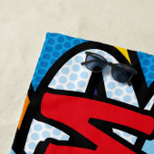 タイモダンプカラフル漫画ブックWHAM ビーチタオル (インサイチュ)