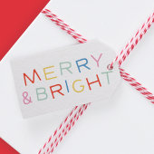 タイモダンプホリデークリスマメリース&ブライト ギフトタグ