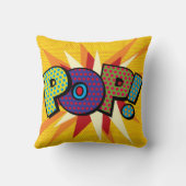 タイモダンプポップ・アートの漫画本ポップ・アートの術 クッション (裏面)