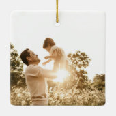 タイモダンプミニマルグリーンホリデーセラミックスオーナメント セラミックオーナメント (裏面)