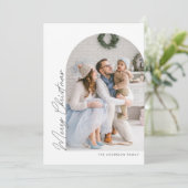 タイモダンプミニマルライターのクリスマス写真 シーズンカード (スタンド正面)