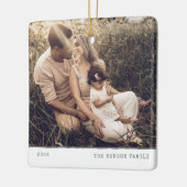 タイモダンプミニマル・グレイ・ホリデイ セラミックオーナメント (左)