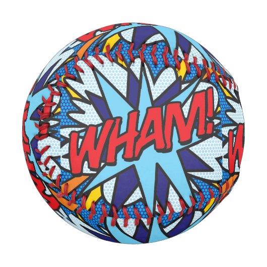 タイモダンポグラフィー漫画本ポップ・アートのアートWHAM! 野球ボール (正面左)