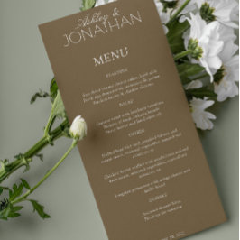 タイモダンポグラフィ中心の結婚披露宴 メニュー