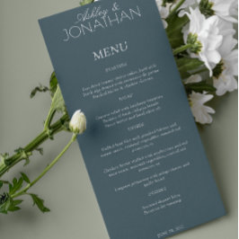 タイモダンポグラフィ中心の結婚披露宴 メニュー