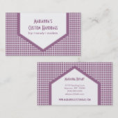 タイモダンル名刺、ラベンダー 名刺 (正面/裏面)