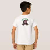 タイモーのTシャツのカバ、トウ Tシャツ (裏面フル)
