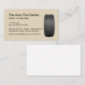 タイヤおよび車のな修理 名刺 (正面/裏面)