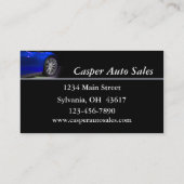 タイヤとリムの販売 名刺 (裏面)