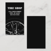タイヤと整備士の名刺 名刺 (正面/裏面)