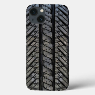 タイヤのラバー糸のテクスチ車のャ iPhone 13ケース