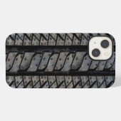 タイヤのラバー糸のテクスチ車のャ iPhoneケース (裏面横)