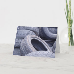 タイヤの回復お見舞いカード カード