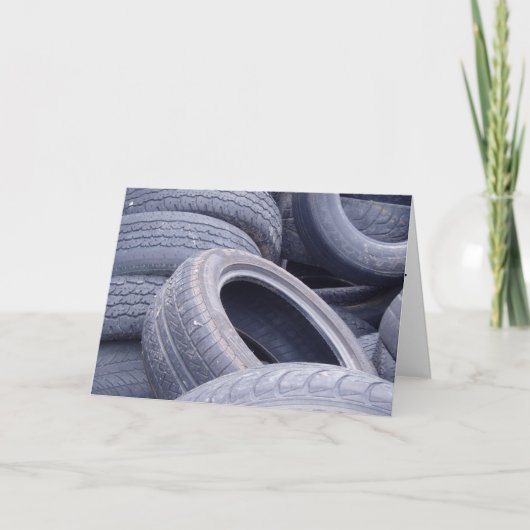 タイヤの回復お見舞いカード カード (正面)