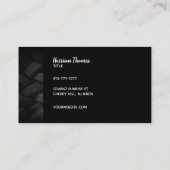 タイヤの店のスローガン 名刺 (裏面)